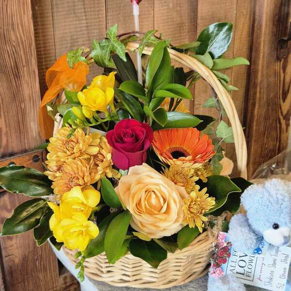 Flowers delivered to customer
