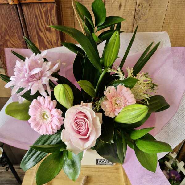 Flowers delivered to customer