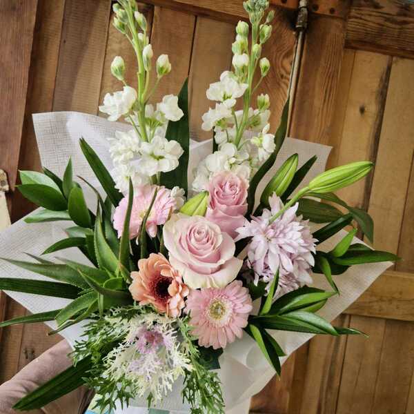 Flowers delivered to customer