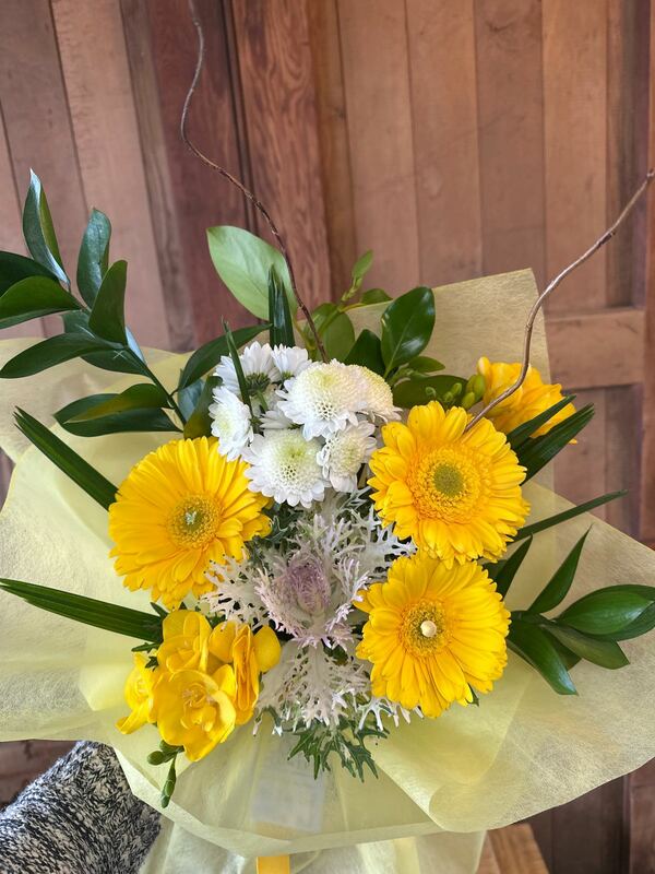 Flowers delivered to customer