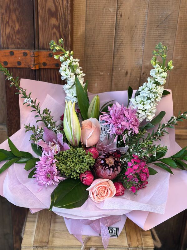 Flowers delivered to customer