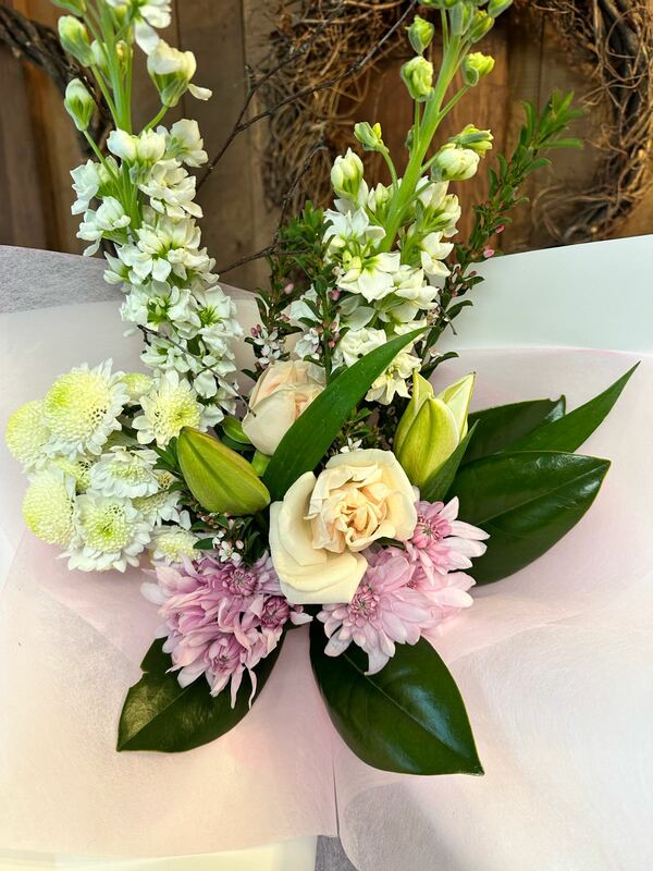 Flowers delivered to customer