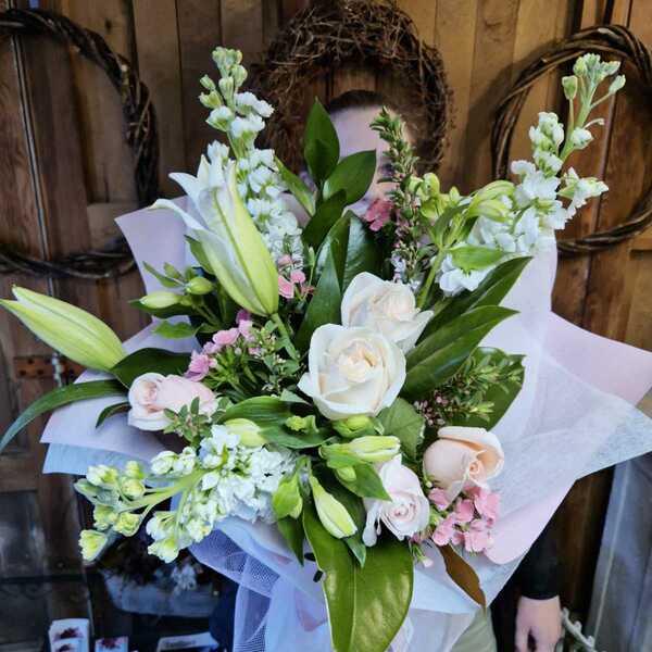 Flowers delivered to customer