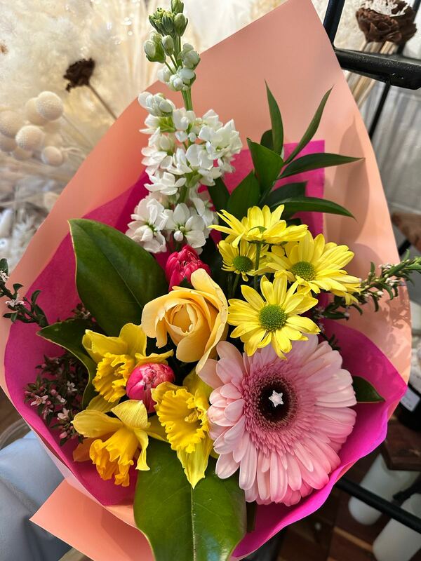 Flowers delivered to customer