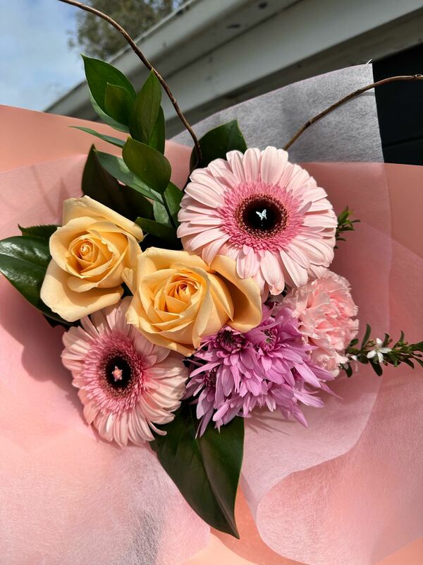 Flowers delivered to customer