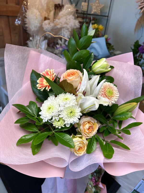 Flowers delivered to customer