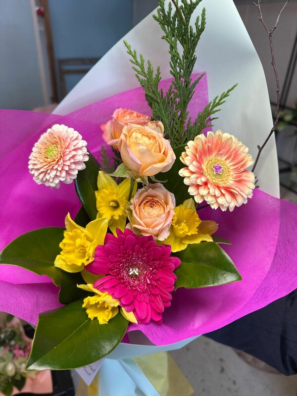 Flowers delivered to customer