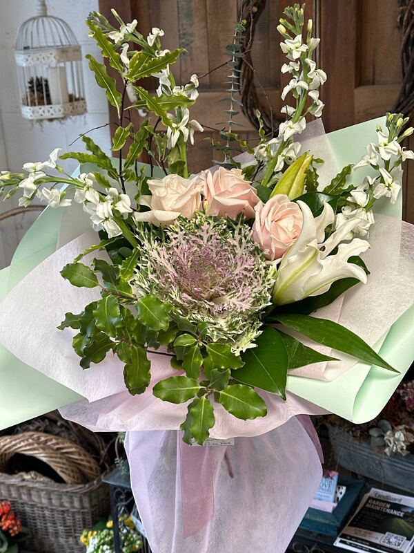 Flowers delivered to customer