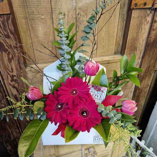 Flowers delivered to customer