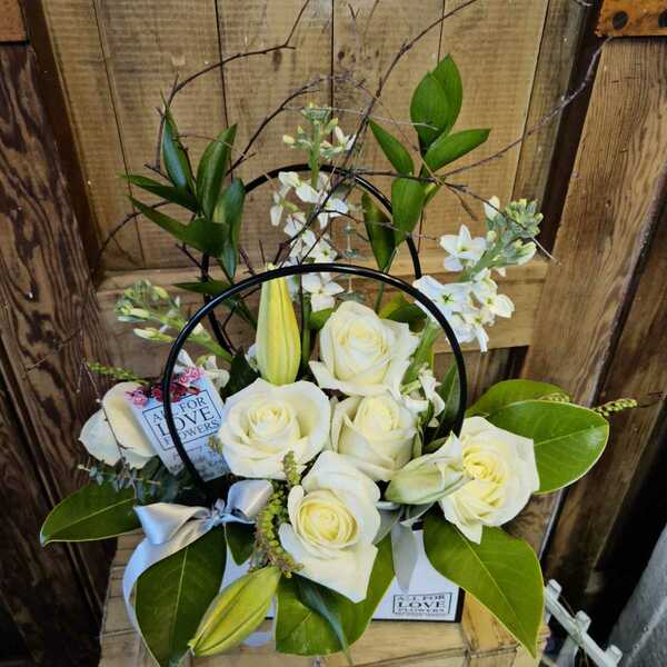 Flowers delivered to customer
