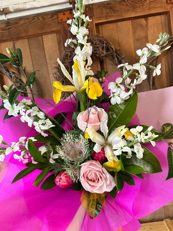 Flowers delivered to customer