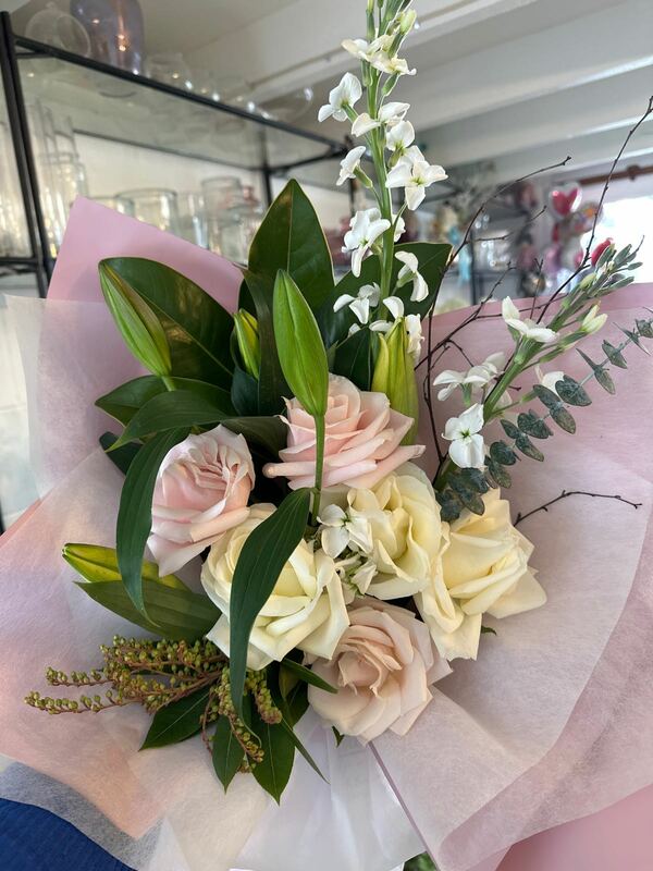 Flowers delivered to customer