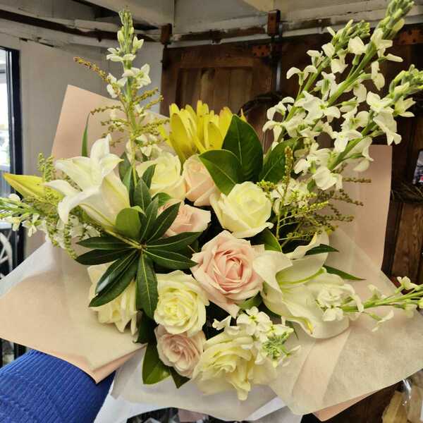 Flowers delivered to customer