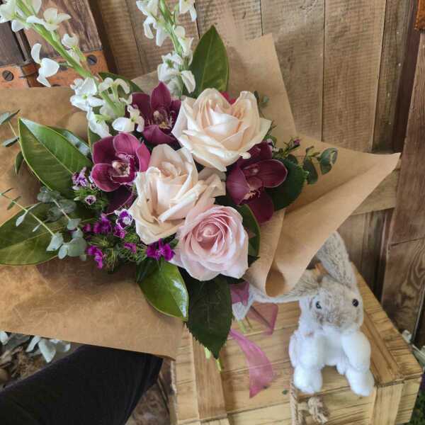 Flowers delivered to customer