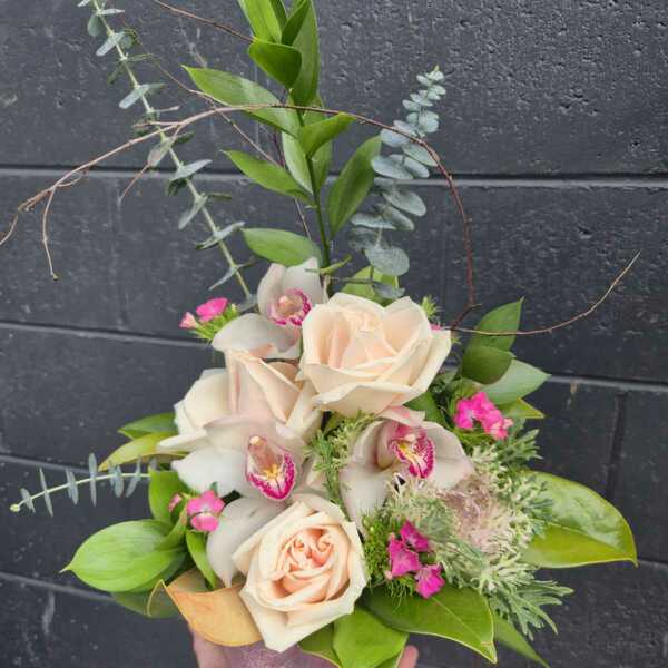 Flowers delivered to customer