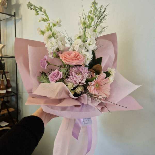 Flowers delivered to customer