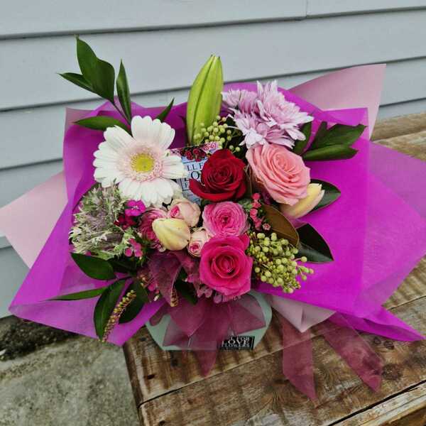 Flowers delivered to customer