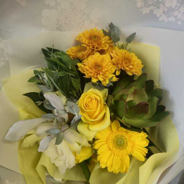 Flowers delivered to customer