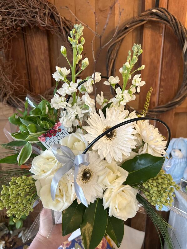 Flowers delivered to customer