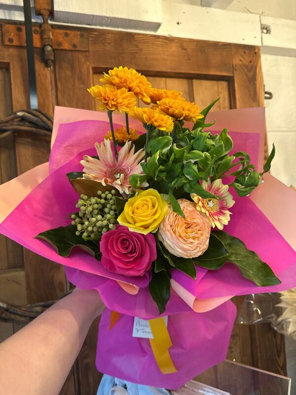 Flowers delivered to customer