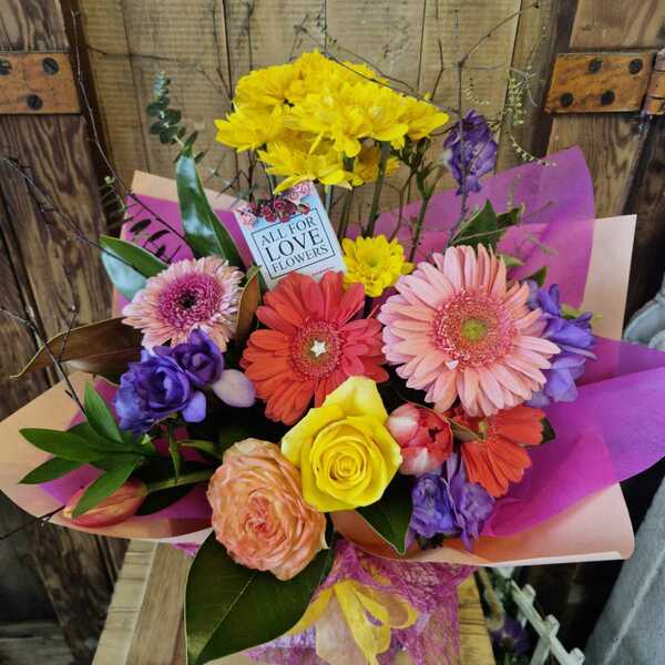 Flowers delivered to customer