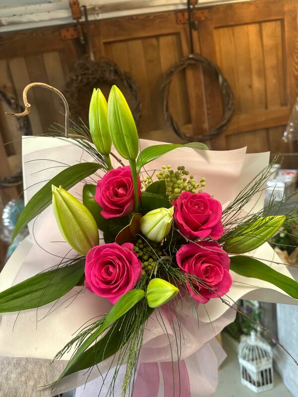 Flowers delivered to customer