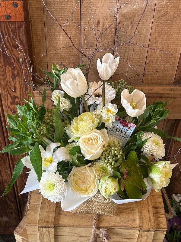 Flowers delivered to customer