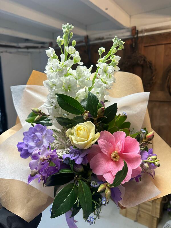 Flowers delivered to customer