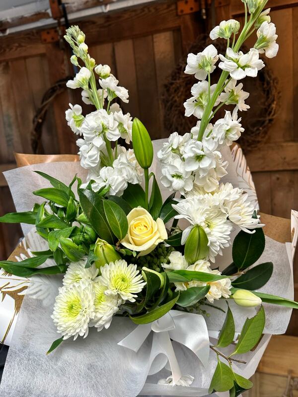 Flowers delivered to customer