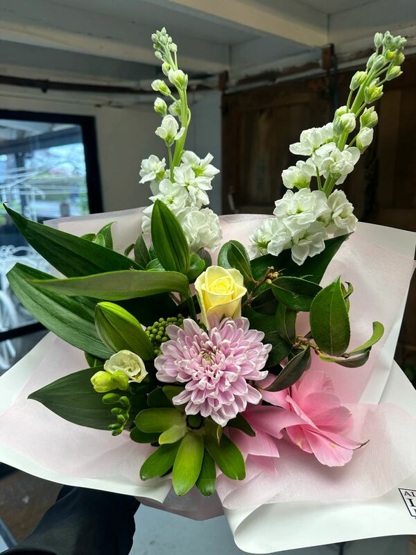 Flowers delivered to customer
