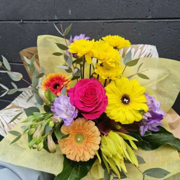 Flowers delivered to customer