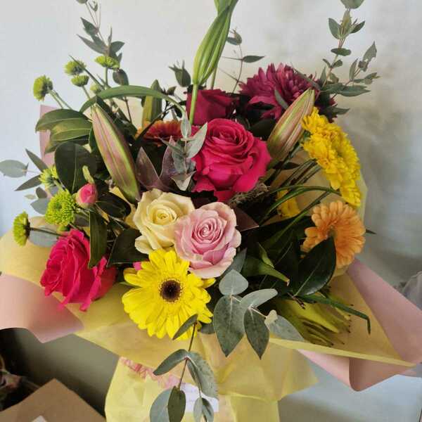 Flowers delivered to customer