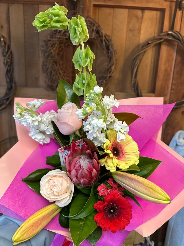 Flowers delivered to customer