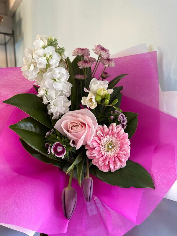 Flowers delivered to customer