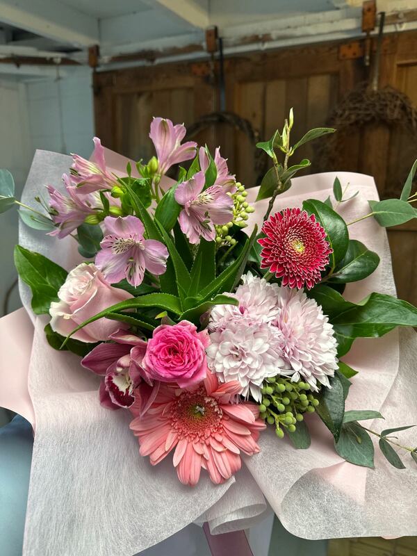 Flowers delivered to customer