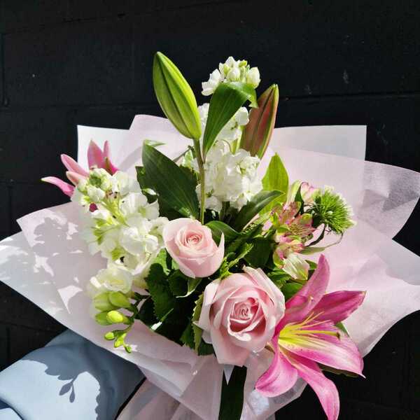 Flowers delivered to customer