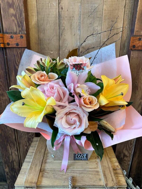 Flowers delivered to customer
