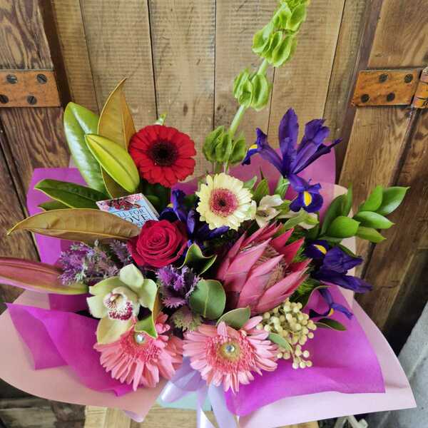 Flowers delivered to customer