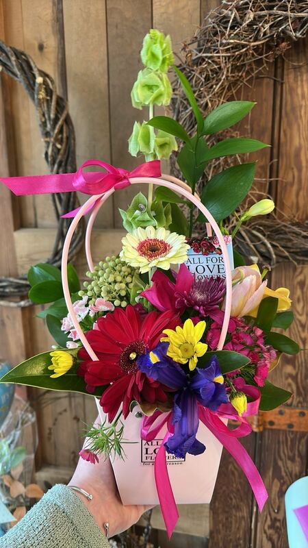 Flowers delivered to customer