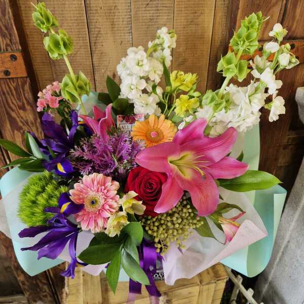Flowers delivered to customer