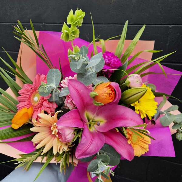 Flowers delivered to customer