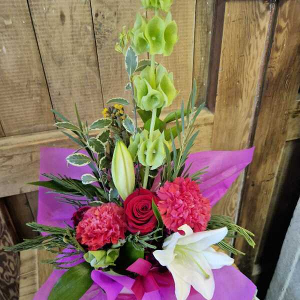 Flowers delivered to customer