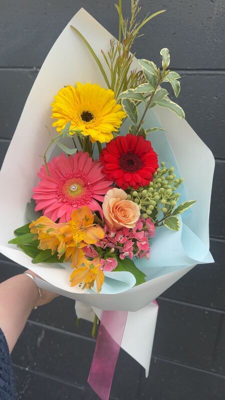 Flowers delivered to customer
