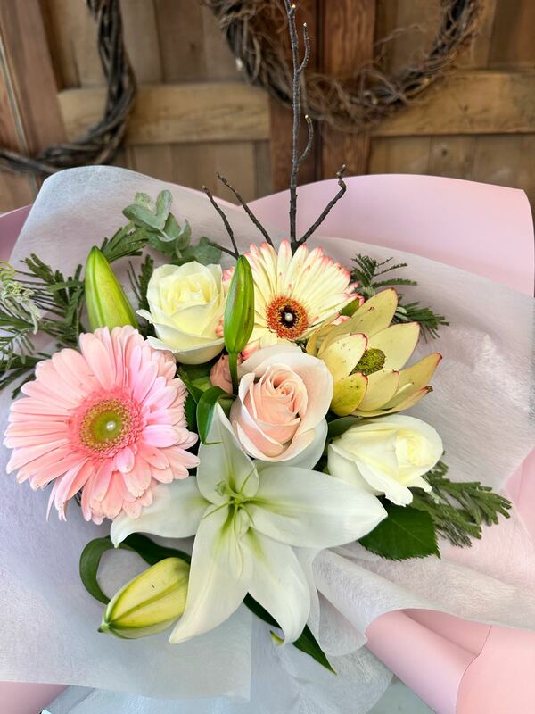 Flowers delivered to customer