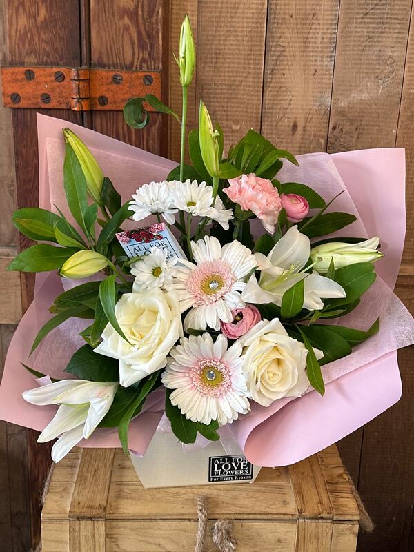 Flowers delivered to customer