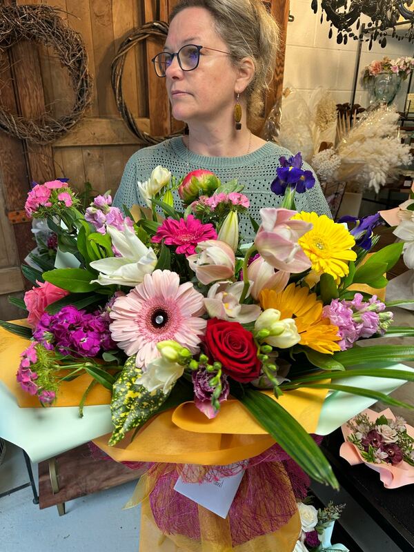 Flowers delivered to customer