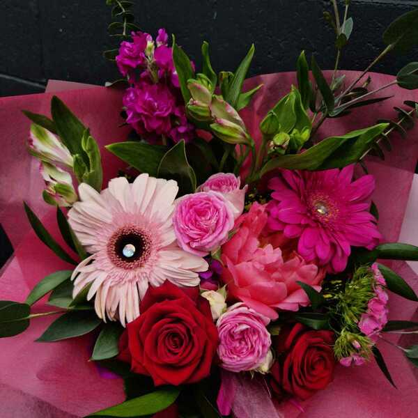 Flowers delivered to customer