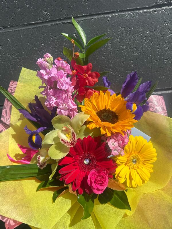 Flowers delivered to customer