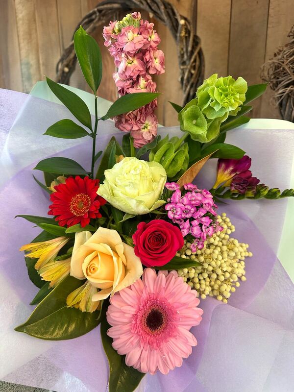 Flowers delivered to customer