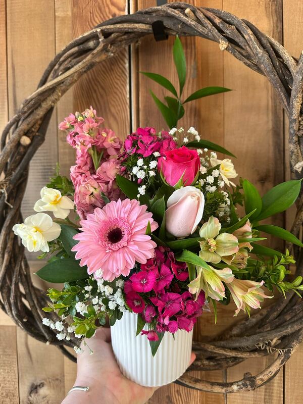Flowers delivered to customer